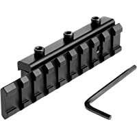 Dophee Dovetail Scope Ampliar el Montaje de 11 mm a 20 mm Weaver Rail Adapter